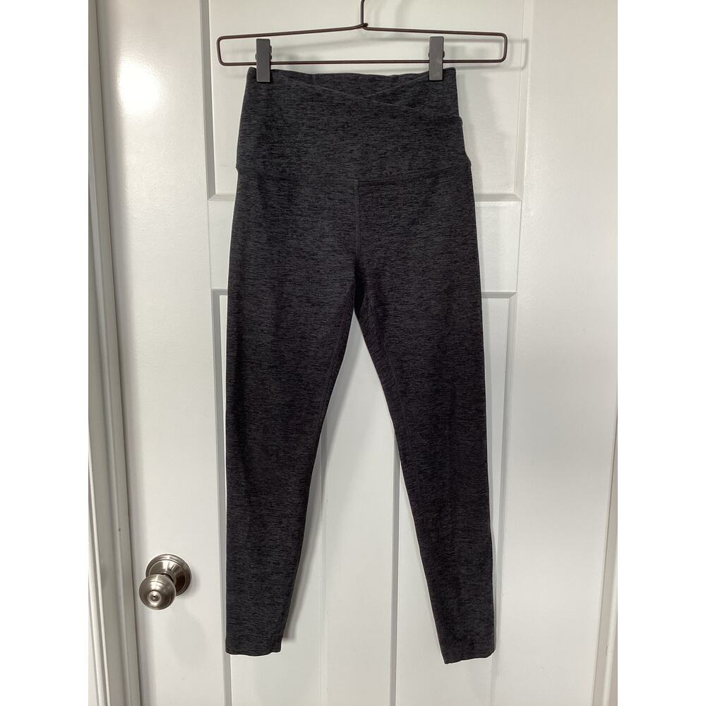 Beyond Yoga Xs Spacedye Crisscross‎ High Waisted Leggings grey